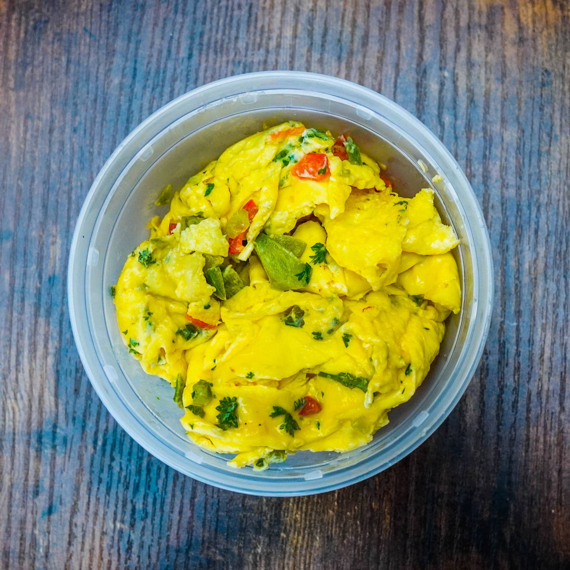 SCRAMBLED EGGS W/VEGGIES GF SCRAMBLED EGGS W/VEGGIES GF