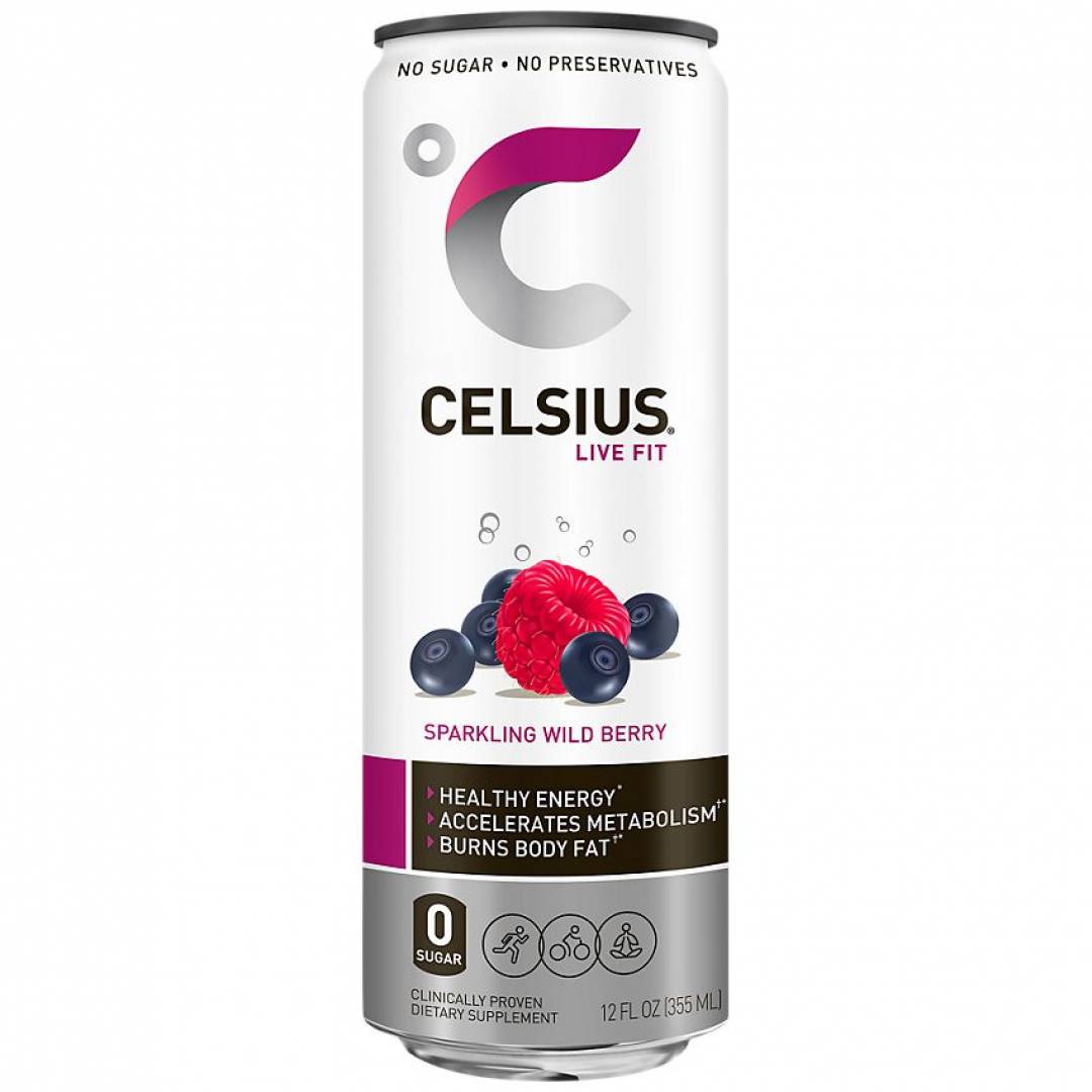 BEVERAGE CELCIUS SPARKLING WILD BERRY