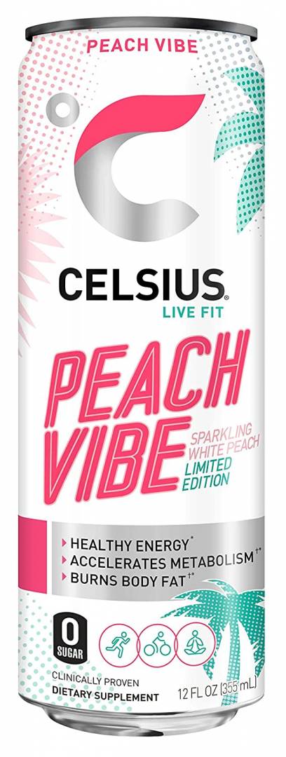 BEVERAGE CELCIUS PEACH VIBE