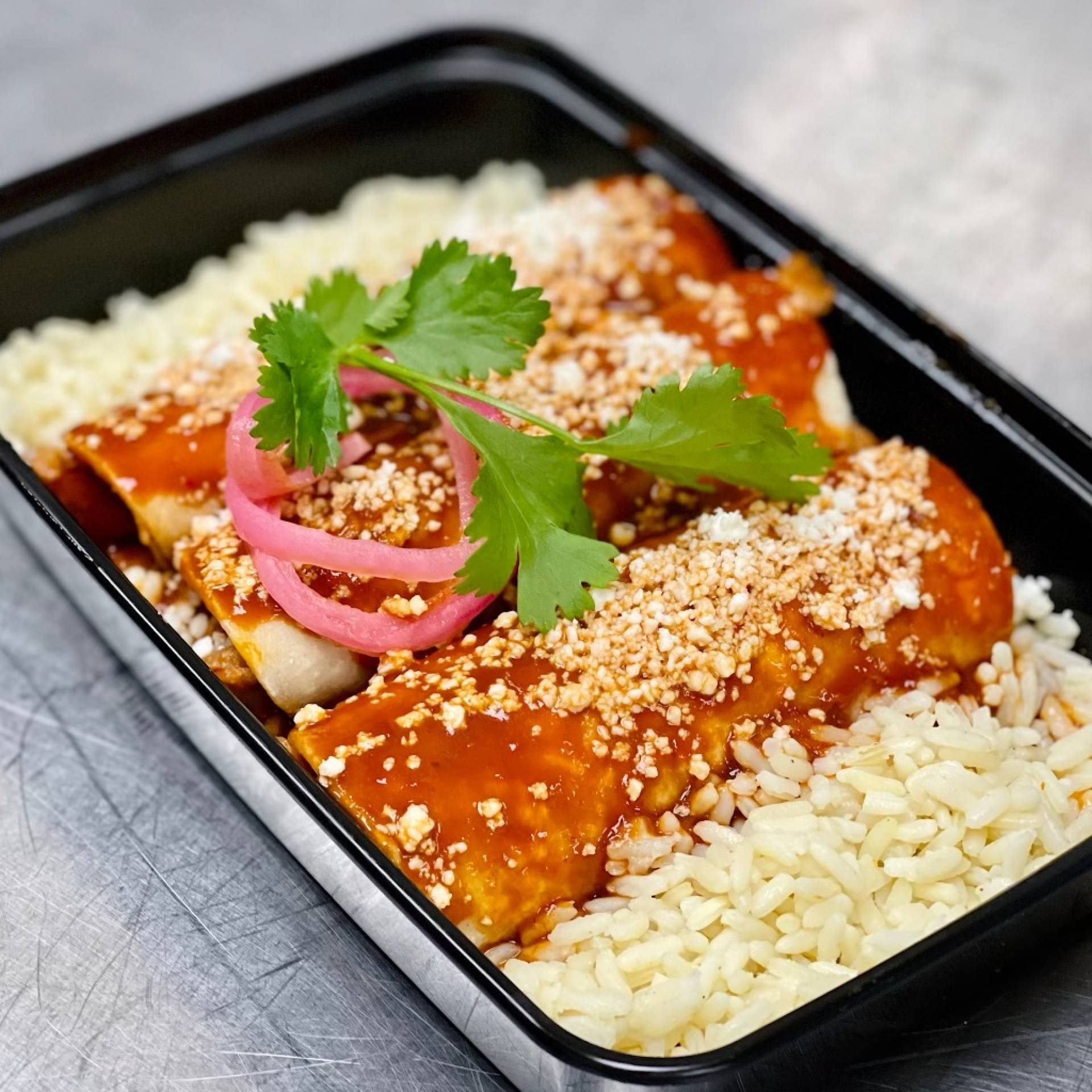 Enchiladas de Pollo GF