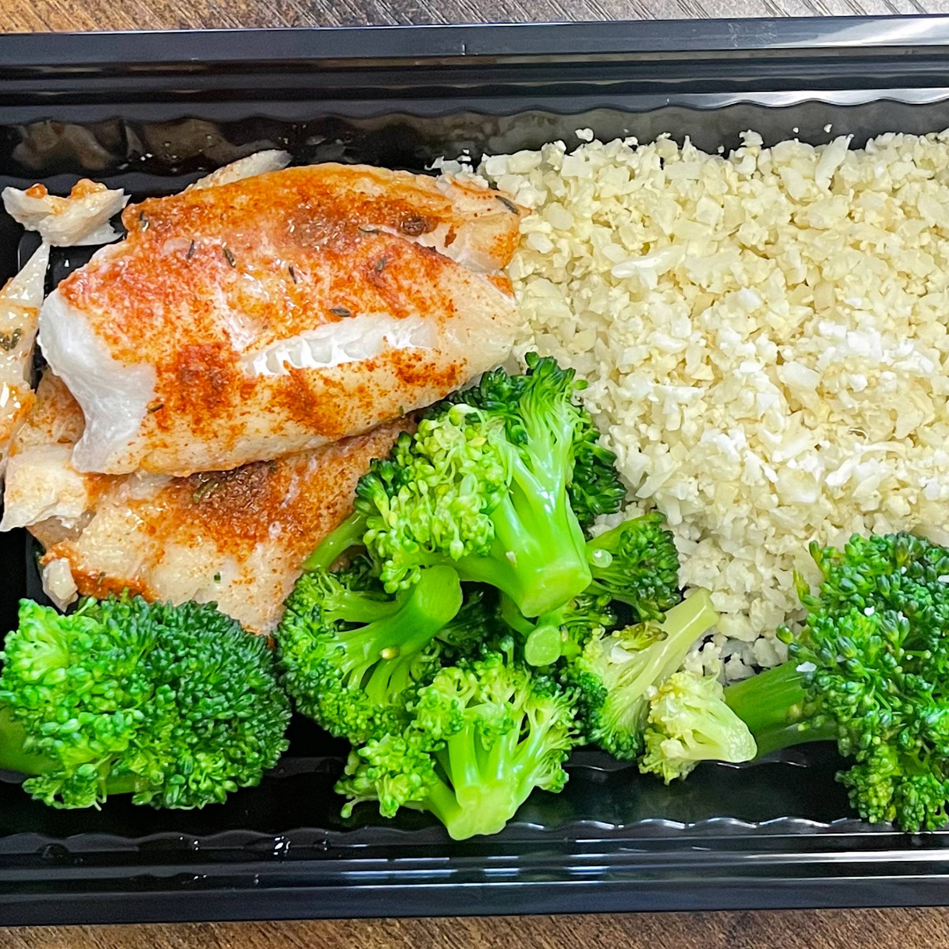 LS Haddock w/ Cauliflower Rice (GF) LS Haddock w/ Cauliflower Rice (GF)