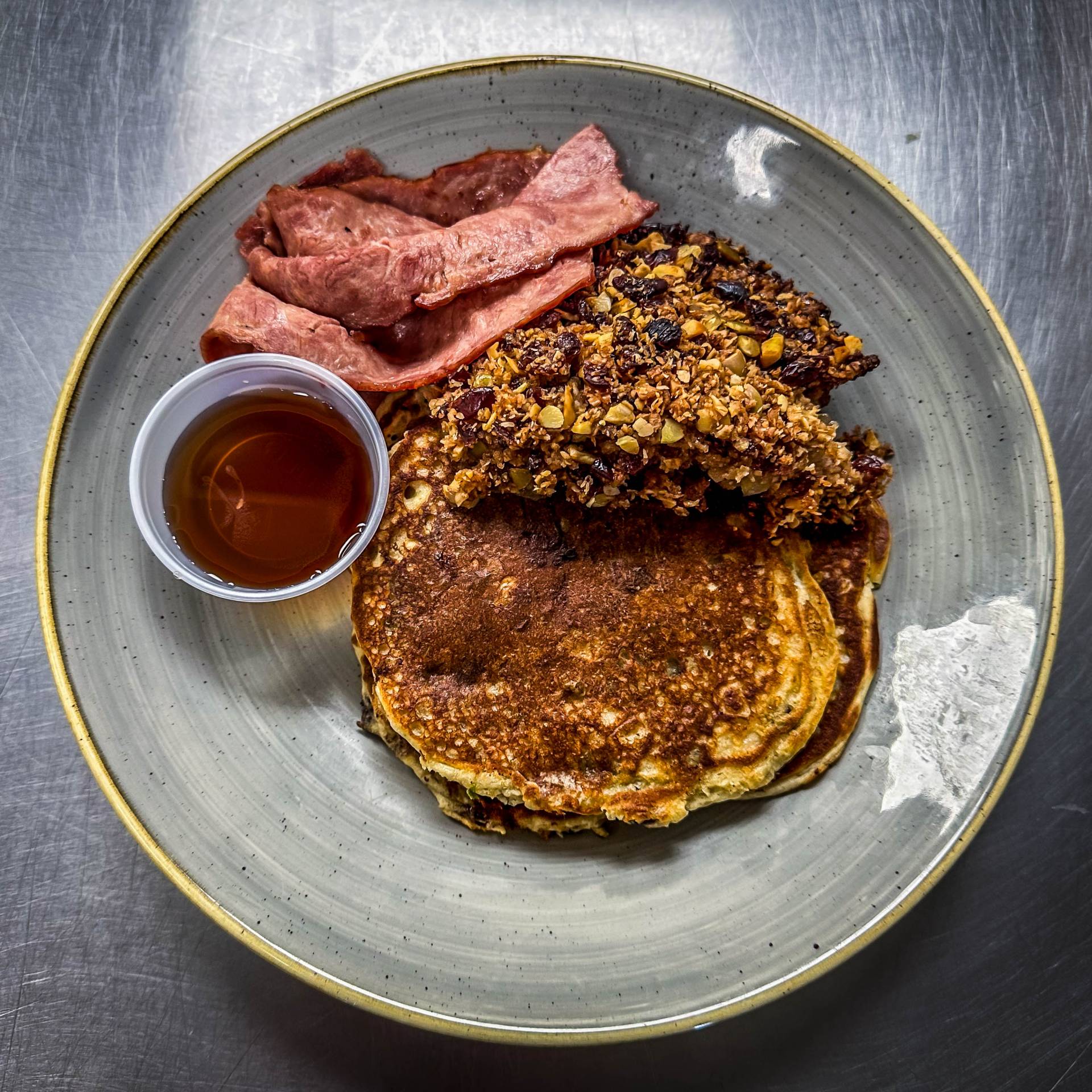 PUMPCAKES APPLE CRISP & TURKEY BACON GF