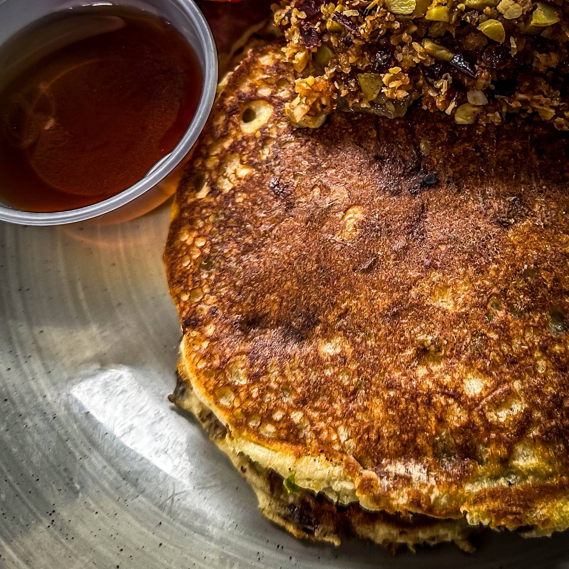 PUMPCAKES & APPLE CRISP GF